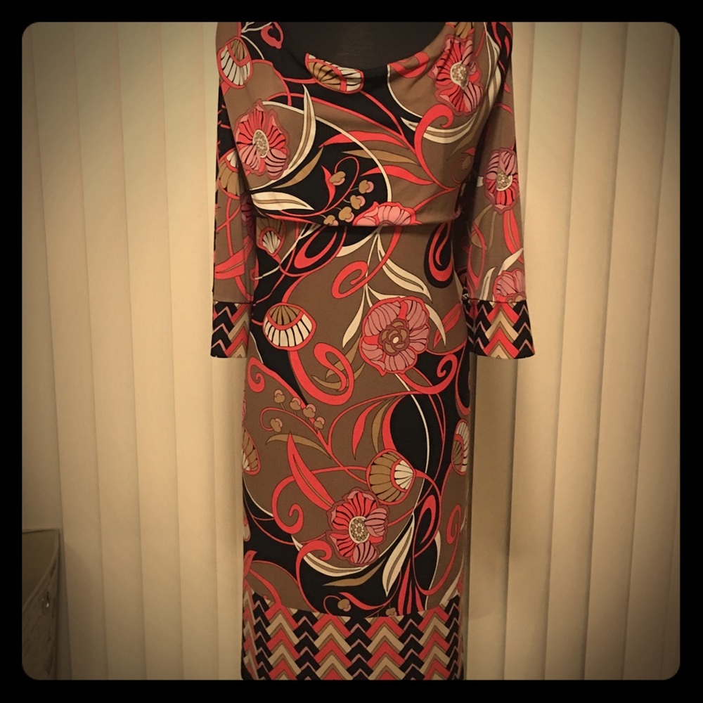 18W print dress Robbie Bee